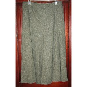Jones NY Collection 8 Long Tweed Skirt Flare Maxi